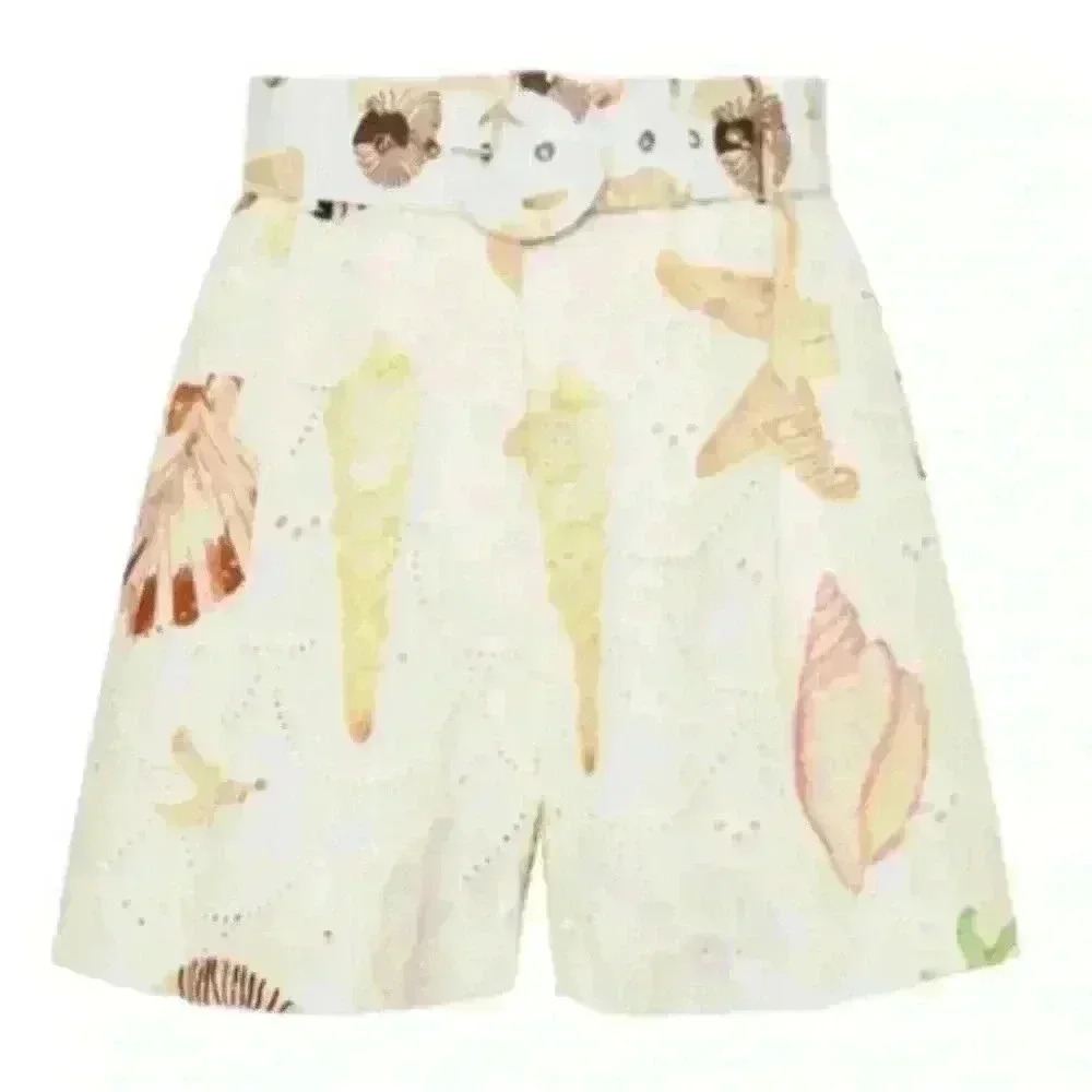 Palm Noosa Rummy Shorts In Shells AU12 - Picture 2 of 10